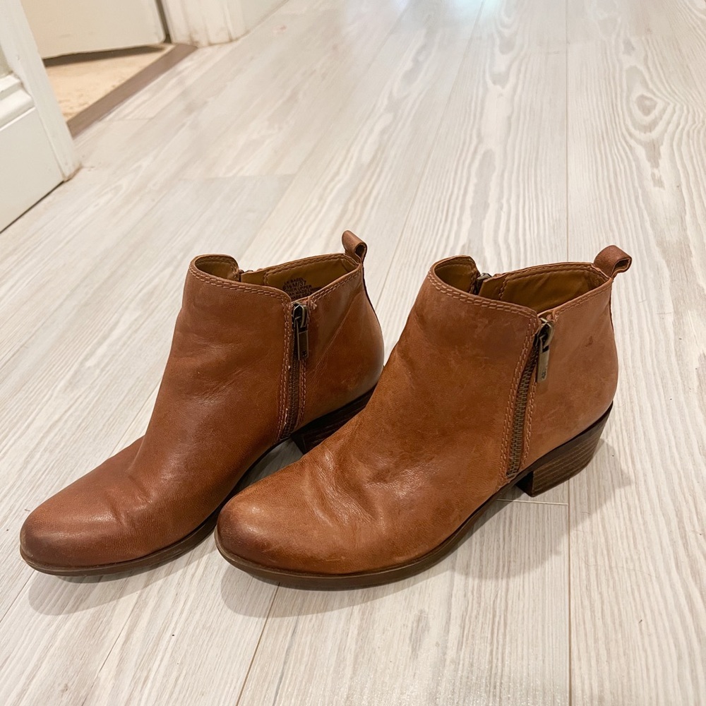 Lucky Brand Toffee Leather Boots